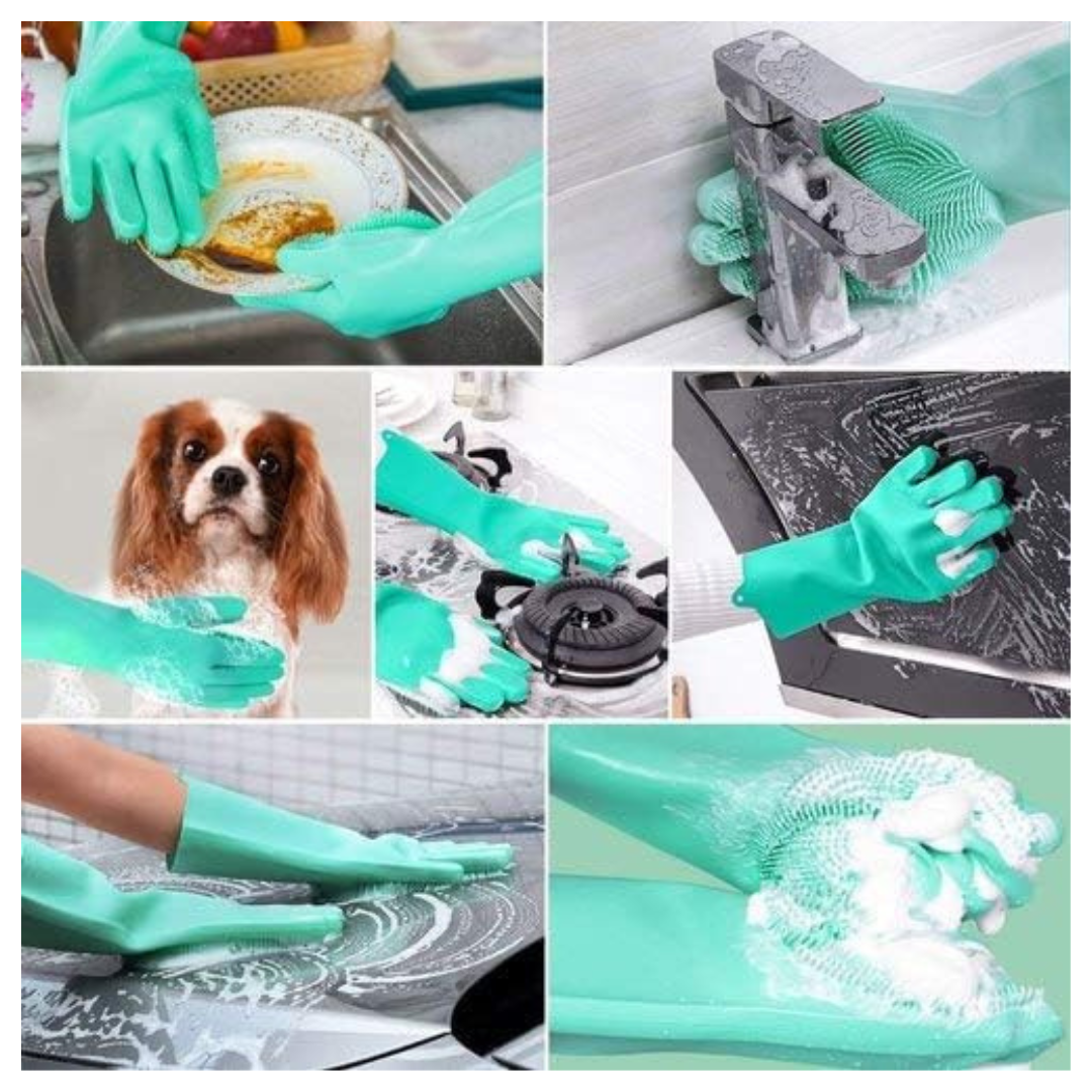 Guantes de Silicona con Relieve