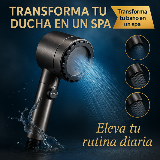 Ducha Masajeador / Alta Presión / 4 en 1