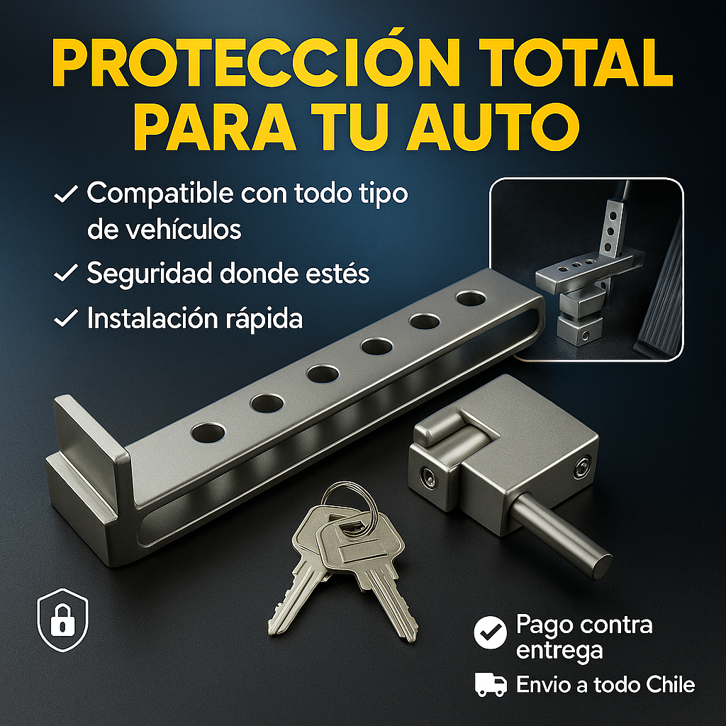 PedalLock™ / Candado Anti-Robo Doble Reforzado