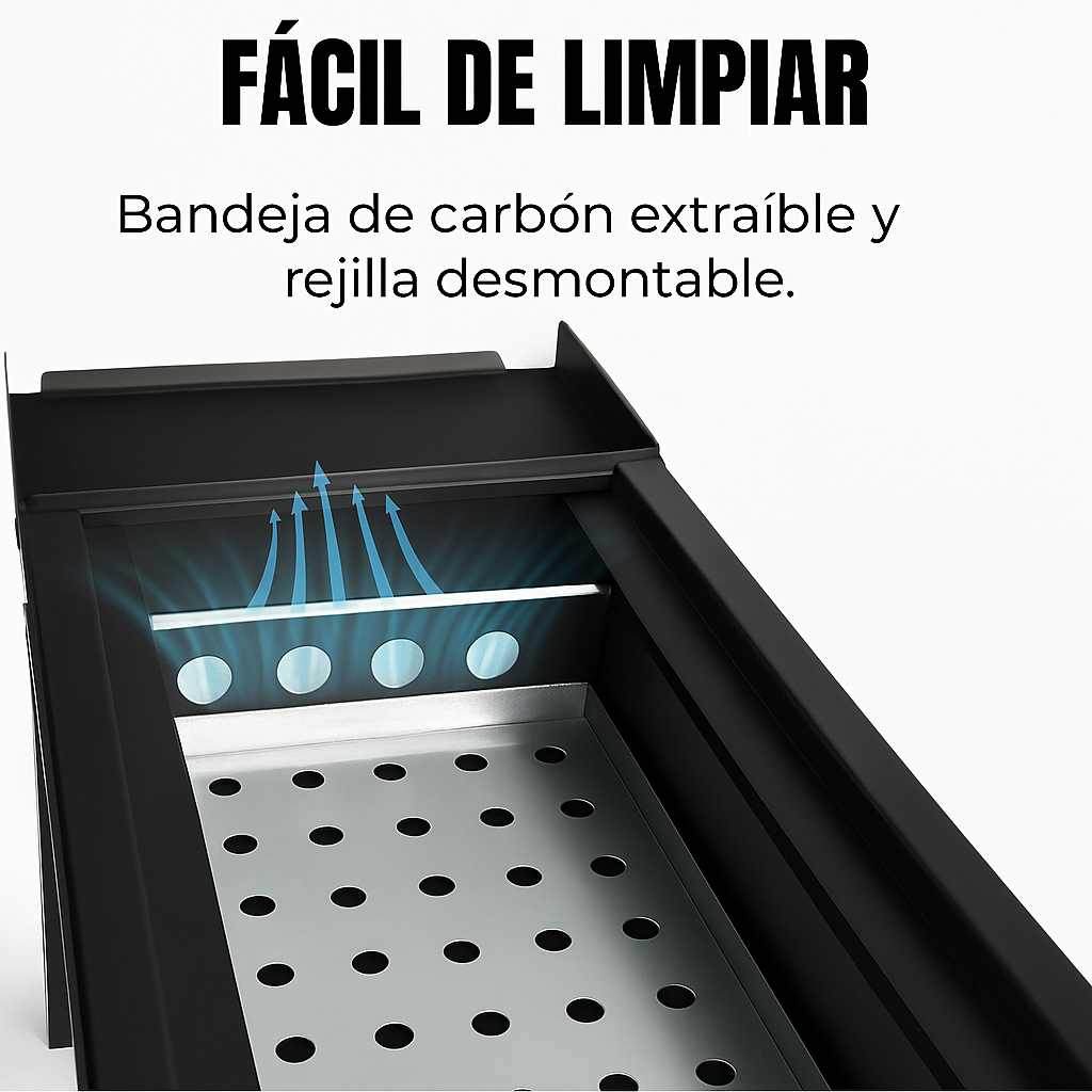 Parrilla de Carbón Portátil + Envío Gratis