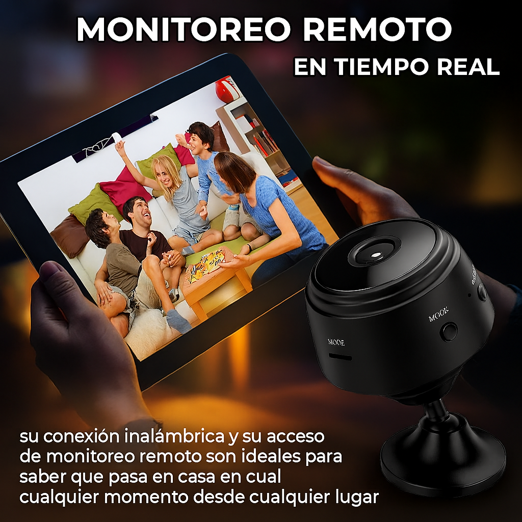 Mini Camara Go PRO™/ Vigila Tu hogar en donde estes