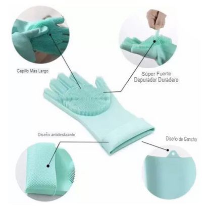 Guantes de Silicona con Relieve