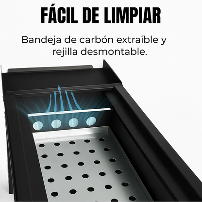 Parrilla de Carbón Portátil + Envío Gratis