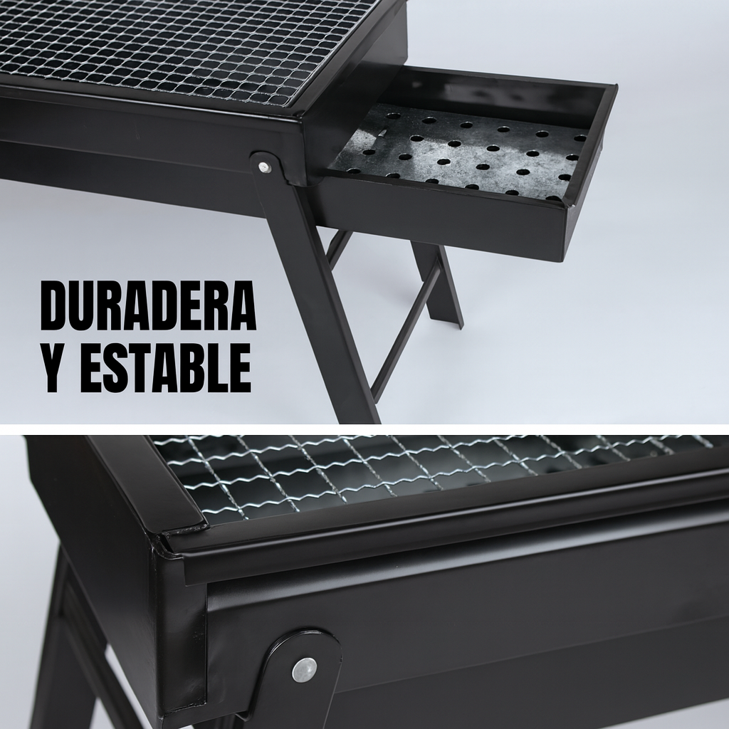 Parrilla de Carbón Portátil + Envío Gratis