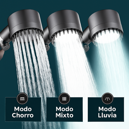 Ducha Masajeador / Alta Presión / 4 en 1