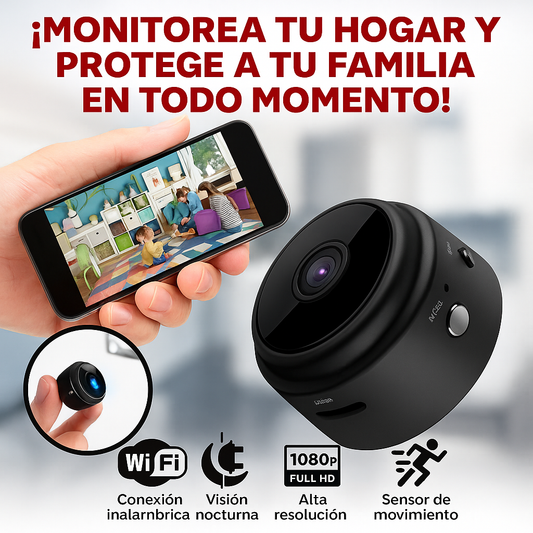 Mini Camara Go PRO™/ Vigila Tu hogar en donde estes
